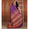 Purple Tussar Silk Saree