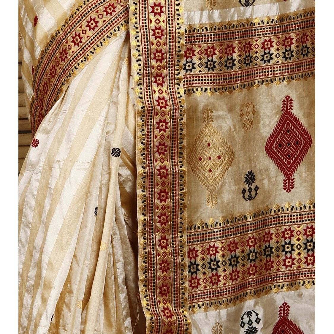 Tos Pat Silk saree