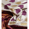 Purple and white Pat Silk saree