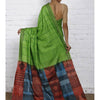 Green & Grey Silk Saree