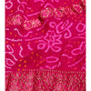 Red Bandhej Banarasi Georgette Saree