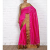 Pink Handwoven Tussar Silk Saree