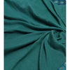 Saree en soie Tussar et Muga vert avec patch en brocart Banarasi