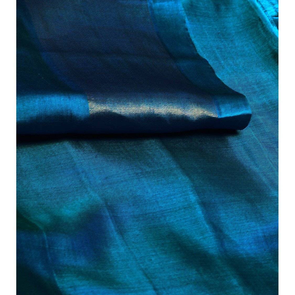 Firozi Silk Saree