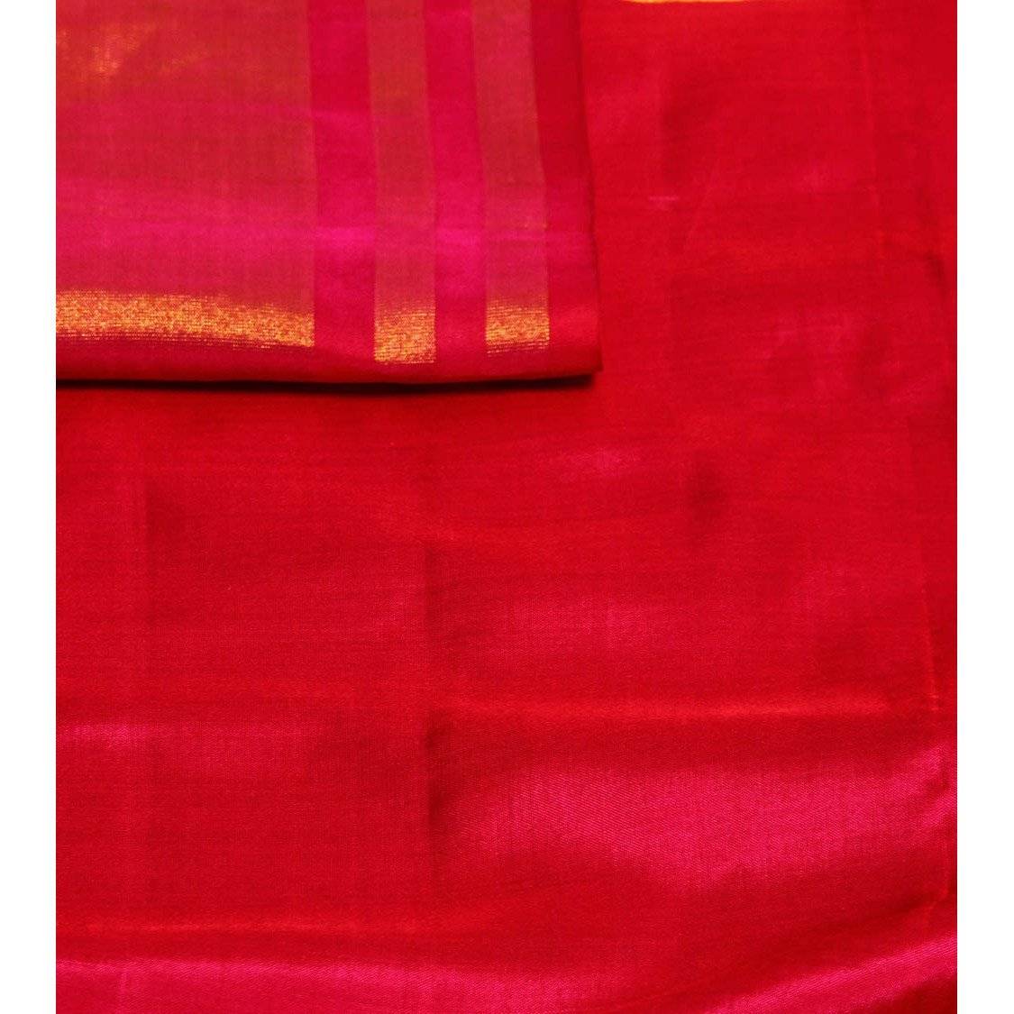 Pink Silk Saree