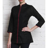 Black Embroidered Cotton Cambric Shirt