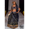 Blauer Georgette-Lehenga-Choli – Bipasha Basu – Ram Chand Punam Chand (RCPC)