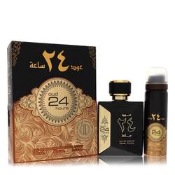 Ard Al Zaafaran Oud 24 Hours Eau De Parfum Spray + 1.7oz Perfumed Spray (Unisex) By Al Zaafaran