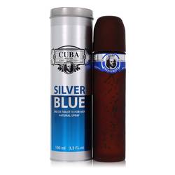 Cuba Silver Blue Eau De Toilette Spray By Fragluxe