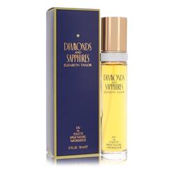 Eau de toilette en vaporisateur Diamonds &amp; Sapphires par Elizabeth Taylor