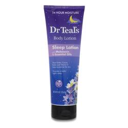 Lotion de sommeil du Dr Teal Lotion de sommeil avec mélatonine et huiles essentielles Favorise une meilleure nuit de sommeil (beurre de karité, beurre de cacao et vitamine E par le Dr Teal)