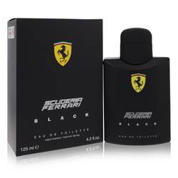 Eau de toilette en vaporisateur Ferrari Scuderia Black de Ferrari