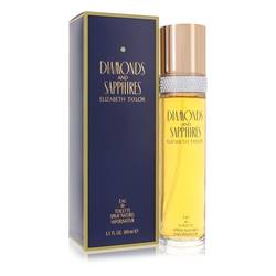 Eau de toilette en vaporisateur Diamonds &amp; Sapphires par Elizabeth Taylor