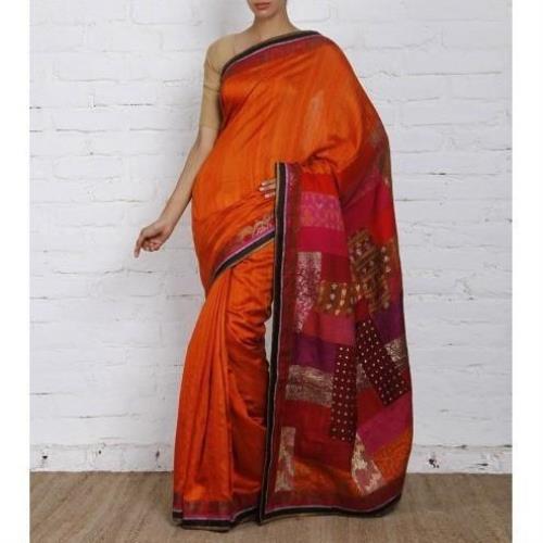 Multicoloured Silk Saree