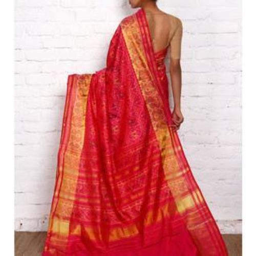 Pink Silk Saree