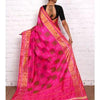 Hot Pink Silk Saree