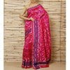 Magenta Soie Phool Meena Jaal Chanderi Saree